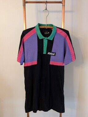 RARE Vintage 1990's "JOOLA" Colorblock Table Tennis Polo Shirt - XXL - *Unisex*